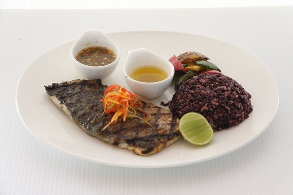 Grilled White Snapper Fillet | สเต็กปลากะพง 